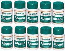 10 x Himalaya Abana 600 Tabs For Reduces Cholesterol Level Exp March 2027