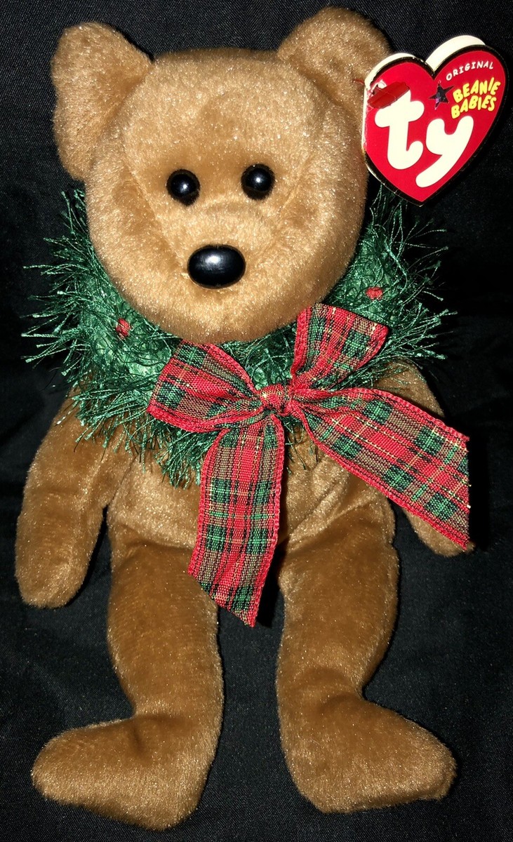 Rare Hollydays Beanie Baby DOB December 15, 2004 Christmas Vintage