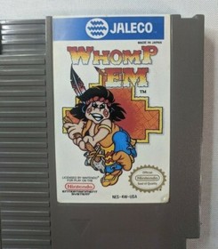 Whomp 'Em Jaleco Nintendo NES Authentic OEM Game Cartridge Only - Tested