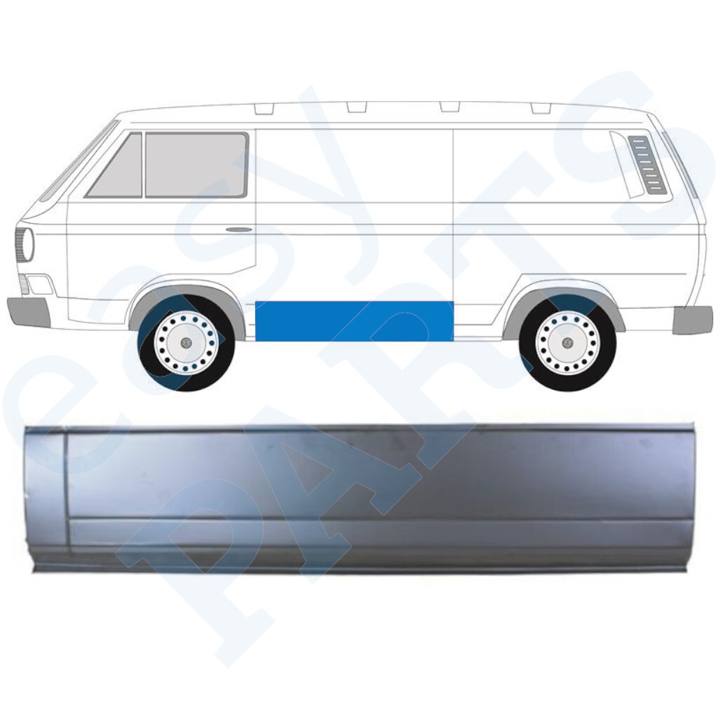 VOLKSWAGEN TRANSPORTER T3 1979-1992 LEFT SIDE REPAIR PANEL