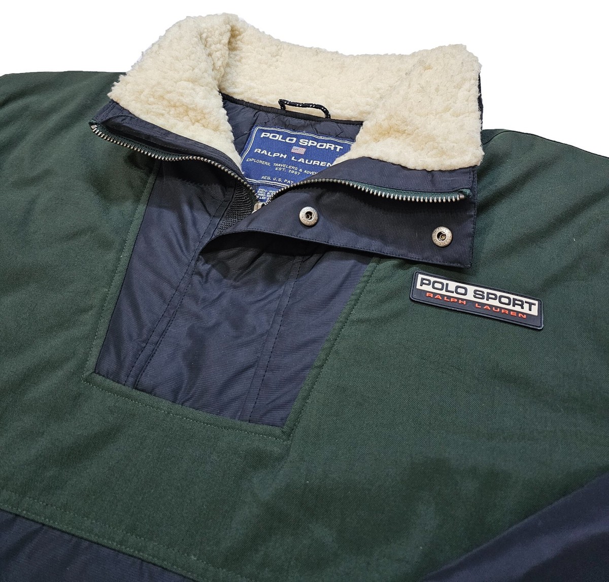 KKK　POLO Ralph Lauren ポロ　RL-67アノラック Polo Sport Ralph Lauren Anorak Ski Jackets RL-67 Men's Green