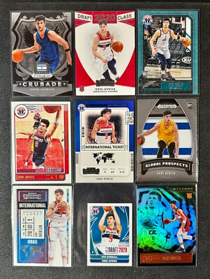 DENI AVDIJA ~ 9x NBA Card Lot w/6 Rookie Cards [Washington Wizards] (RC)