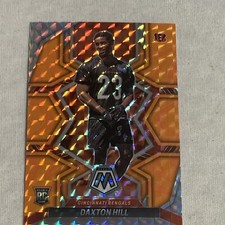 Daxton Hill  2022 Panini Mosiac Football Rookie Orange Prizm  Card # 378