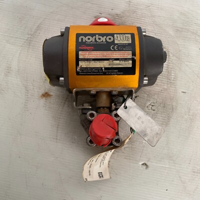FLOWSERVE Ball Valve NPT DN15 1/2'' NOBRO 40R Pneumatic Spring Return Actuator