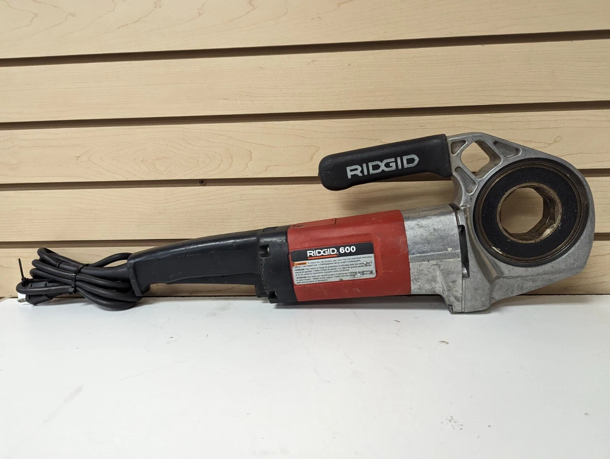 Ridgid 600 Power Drive Hand Held Pipe Threader TESTED tool only no die heads
