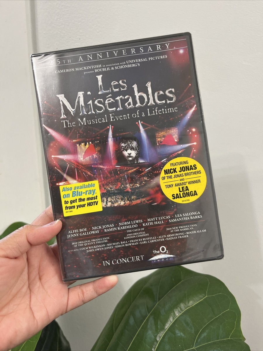 Les Misérables In Concert - 25th Anniversary Show DVD Alfie Boe