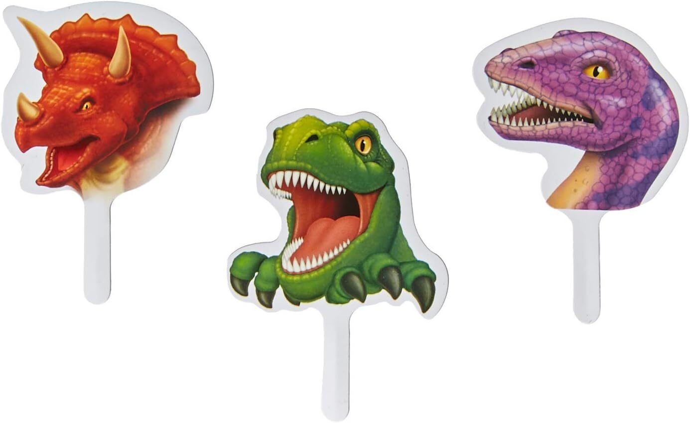 Упаковка из 12 насадок для торта в форме чашки Динозавра 3690₽