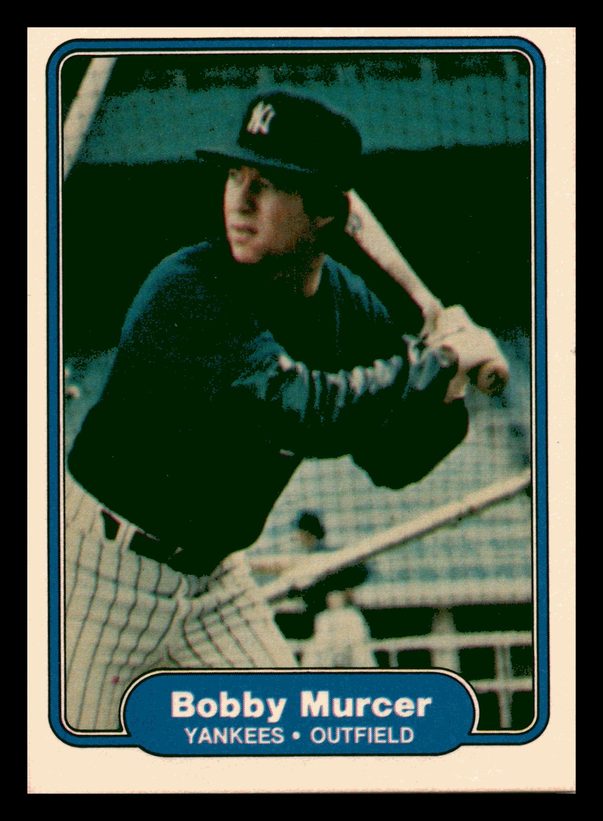1982 Fleer Bobby Murcer #44 New York Yankees Near Mint NM