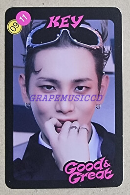 KEY SHINEE Good & Great SMTOWN OFFICIAL MD GOODS PHOTOCARD TRADING