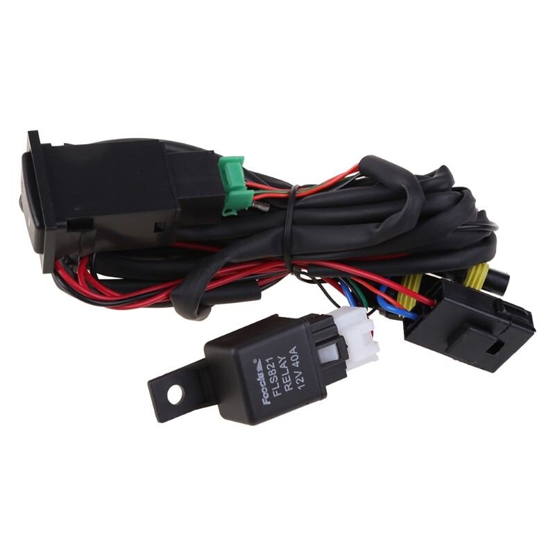 Lightweight 12V 40A Universal Car Fog Light with On/Off Switch