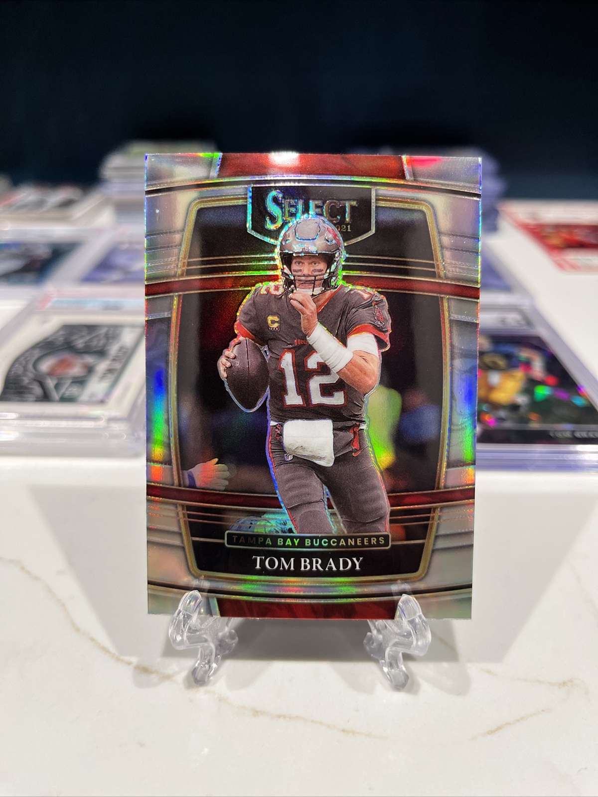 2021 Panini Select Concourse Level Silver Prizm #1 Tom Brady INVEST GOAT HOF MVP
