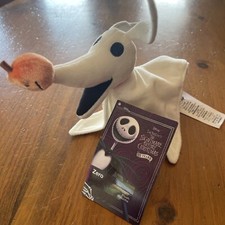 Disney Nightmare Before Christmas Zero Dog Plush 25 Year Anniversary Velour NWT