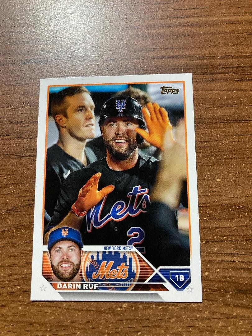 2023 Topps Golden Mirror SSP Darin Ruf #70 Mets