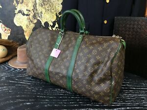 LOUIS VUITTON France 20&quot; Custom Leather Luggage Carry On Bag Suitcase | eBay