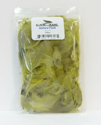 Mallard Flankenfedern Cascade USA Olive Spey Polar Magnus Lachs MALLARD