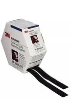 3M Hook and Loop Fastener MP3526N/MP3527N, Black, 1 In X 5 Yd