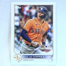 2022 Topps Opening Day Carlos Correa #37 Houston Astros 