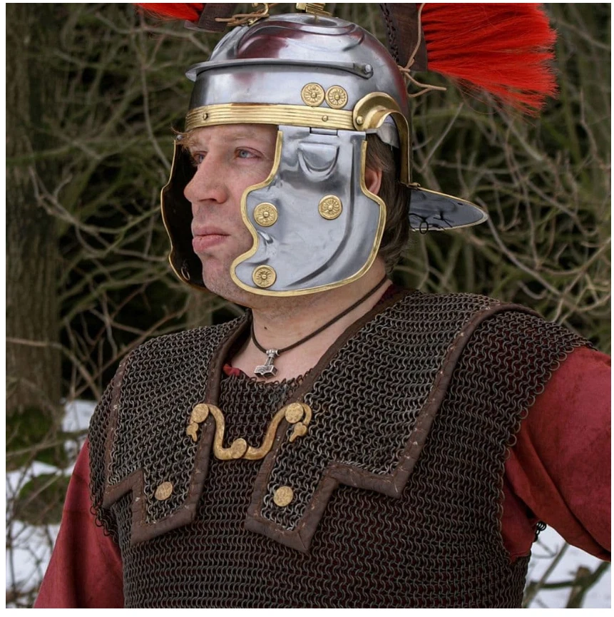 Lorica Hamata mittelalterliche römische Rüstung Kettenpost Shirt Cosplay... - Bild 3 von 3