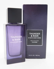 (1) Bath & Body Works Men's Collection THUNDER & RAIN Purple Cologne 3.4oz New
