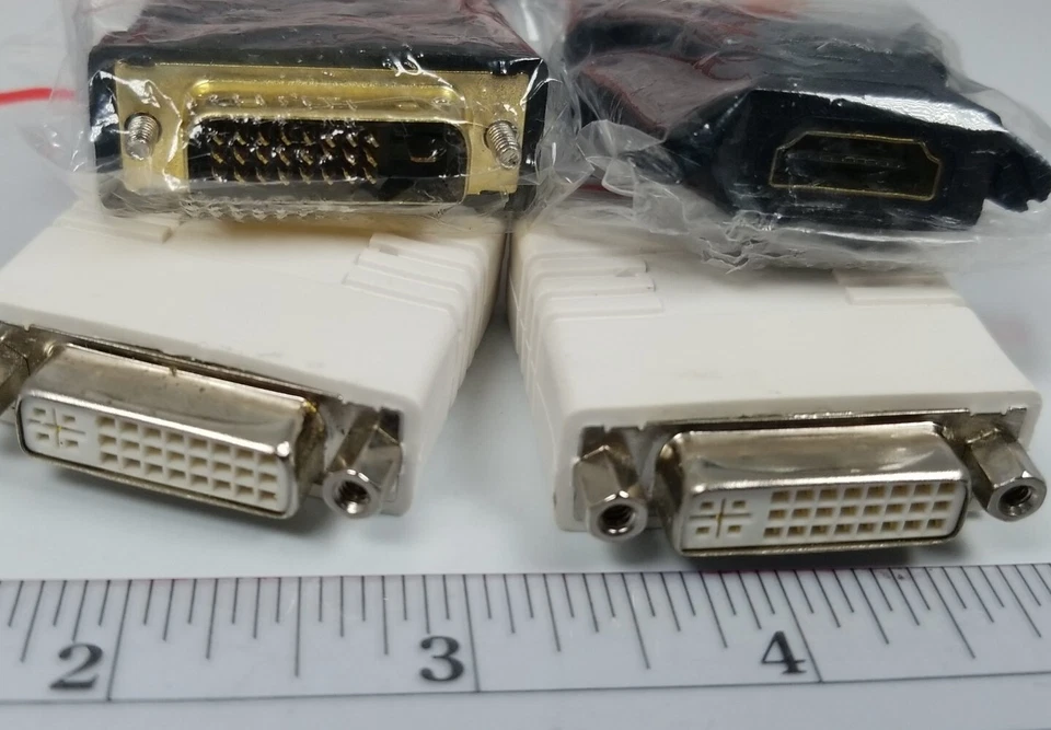 Dell HP DMS-59 Dual DVI Female X2 HDMI Adapters Splitter Video Cable AMD Nvidia - Image 4 of 4