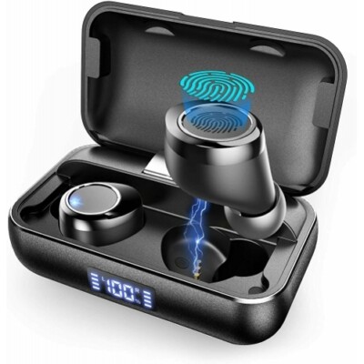 TWS Earphones Wireless Earbuds Headphones True Stereo Headset for Cell Phones