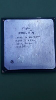 Intel  Pentium  4 Processor 1.60 GHz, 256K Cache, 400 MHz FSB PGA 478 SL5VH