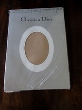 CHRISTIAN DIOR Diorissimo PANTYHOSE 3 FRENCH CHAMPAGNE Hosiery Ultrasheer Leg