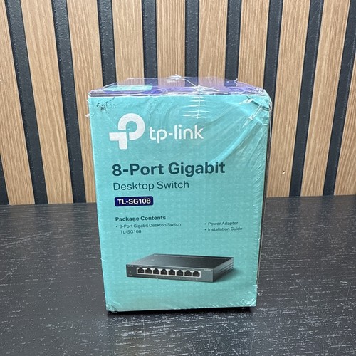 TP-Link TL-SG108 8-Port Gigabit Unmanaged Ethernet Desktop Network Switch (1153) - Picture 2 of 5