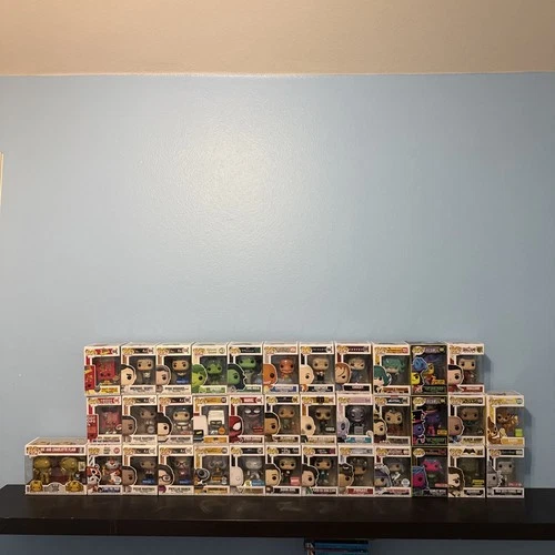 36 Funko Pop Lot (Marvel, DC, Anime, WWE, Horror)