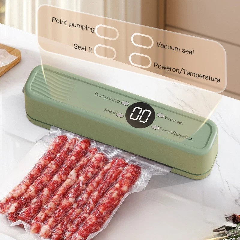 Mini Rechargeable Vacuum Sealer Automatic Household Food Vacuum Sealing Preserva