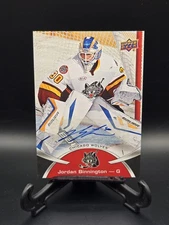 2015-16 Upper Deck AHL Short Print Auto Jordan Binnington #114 Auto