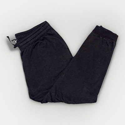 H&M Jogger Pants Black Men's XL Regular Fit Drawstring Tapered Solid Gym