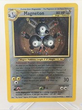 Magneton 10/64 Rare Neo Revelation Pokemon Unlimited Holo NM-LP SWIRL on eBay