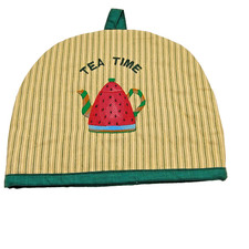 Vintage Watermelon Teapot Cozy Canister Cover...