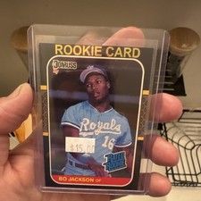 Donruss 1987 Rated Rookie Bo Jackson #35 Kansas City Royals Rookie Baseball Card