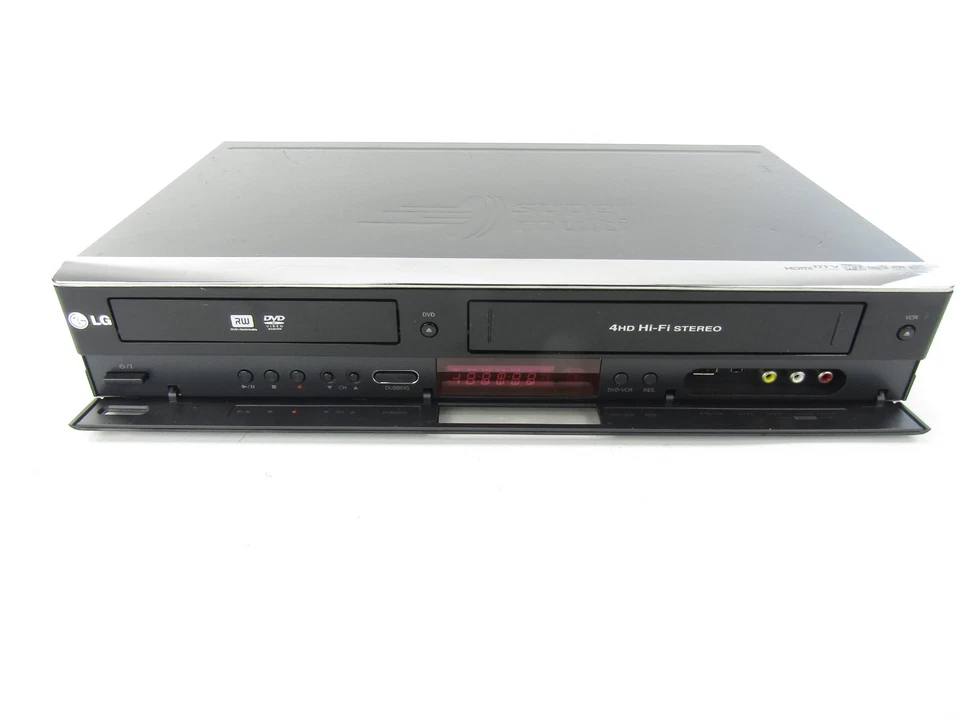 LG RC897T Super Multi DVD-Recorder VCR Combo w/ Remote Control - Image 2 of 4