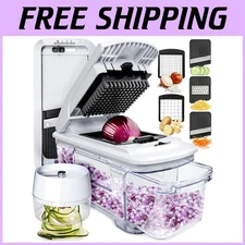 6-in-1 Vegetable Chopper & Mandoline Slicer