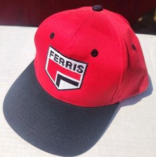 Vintage 90s Ferris Mowers Snapback OSFA Farming Hat Cap Red NEW 