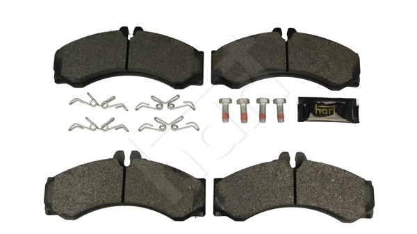 Vorderachse Hart 248 943 Bremsbelagsatz, Scheibenbremse FüR MERCEDES-BENZ,MULTIC-image