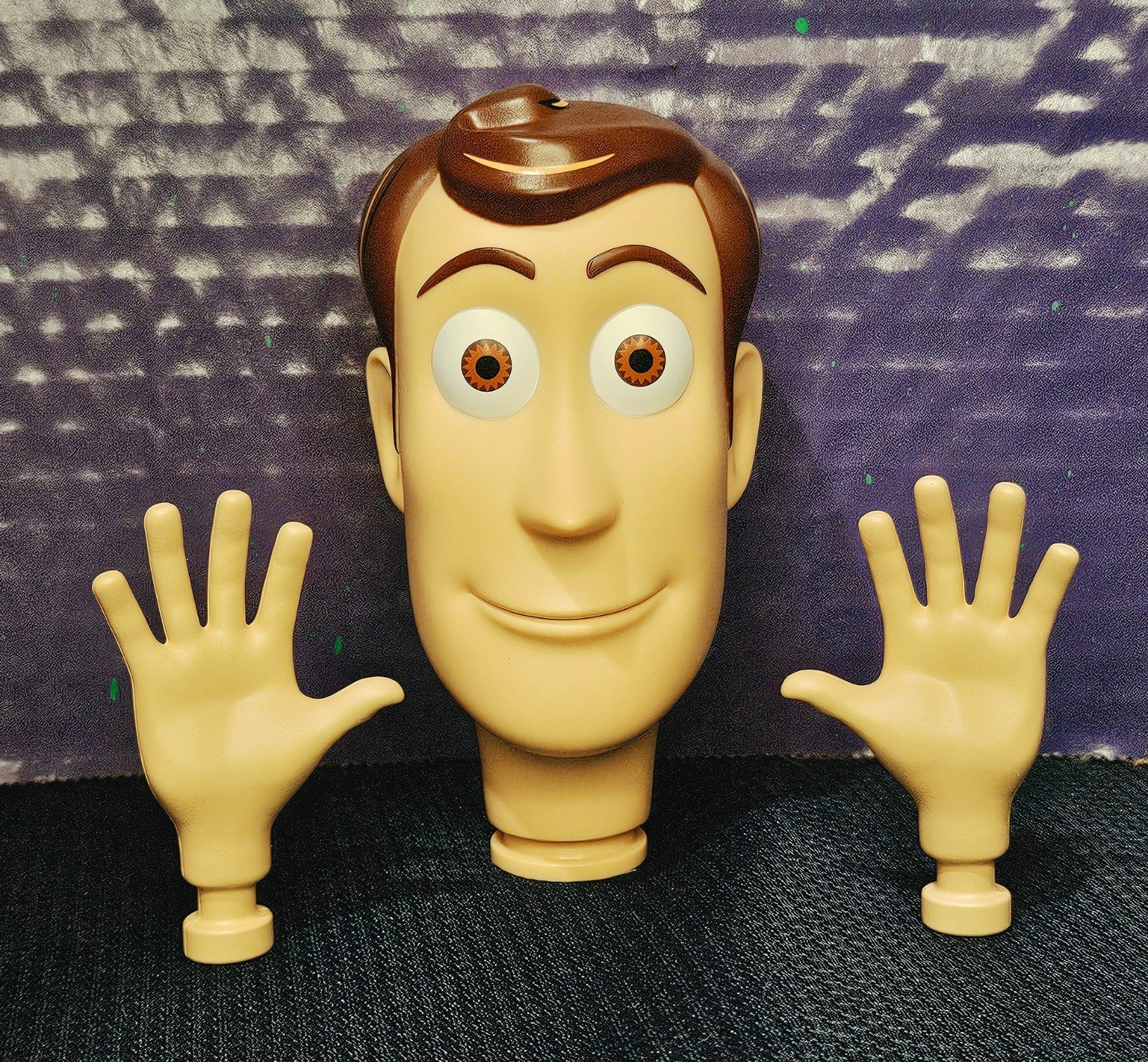 Toy Story Movie Accurate Woody Head Mode With Hands Prop Replica Screen Accurate