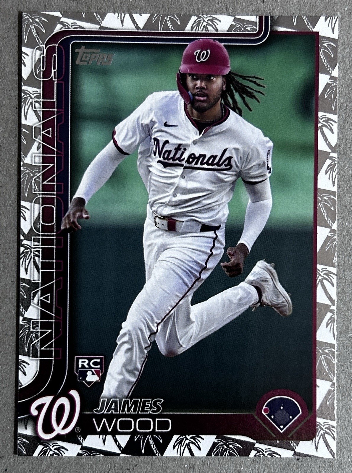 2025 Topps James Wood Spring Training RC #181 Washington Senators