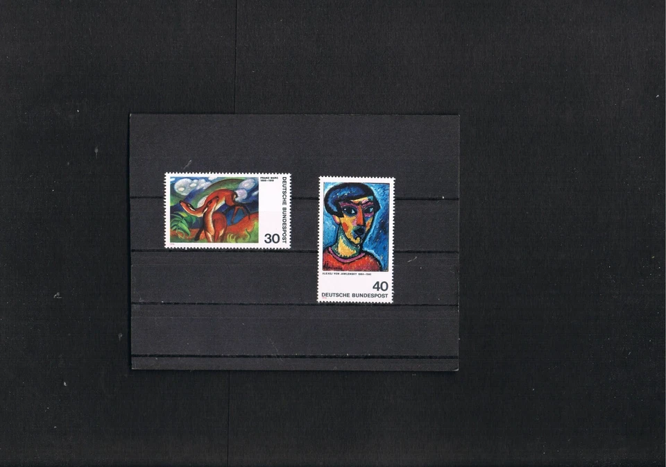 BRD - Mi. Nr. 798 - 799 " Deutscher Expressionismus  " Postfrisch, LUXUS !!! - Bild 1 von 1