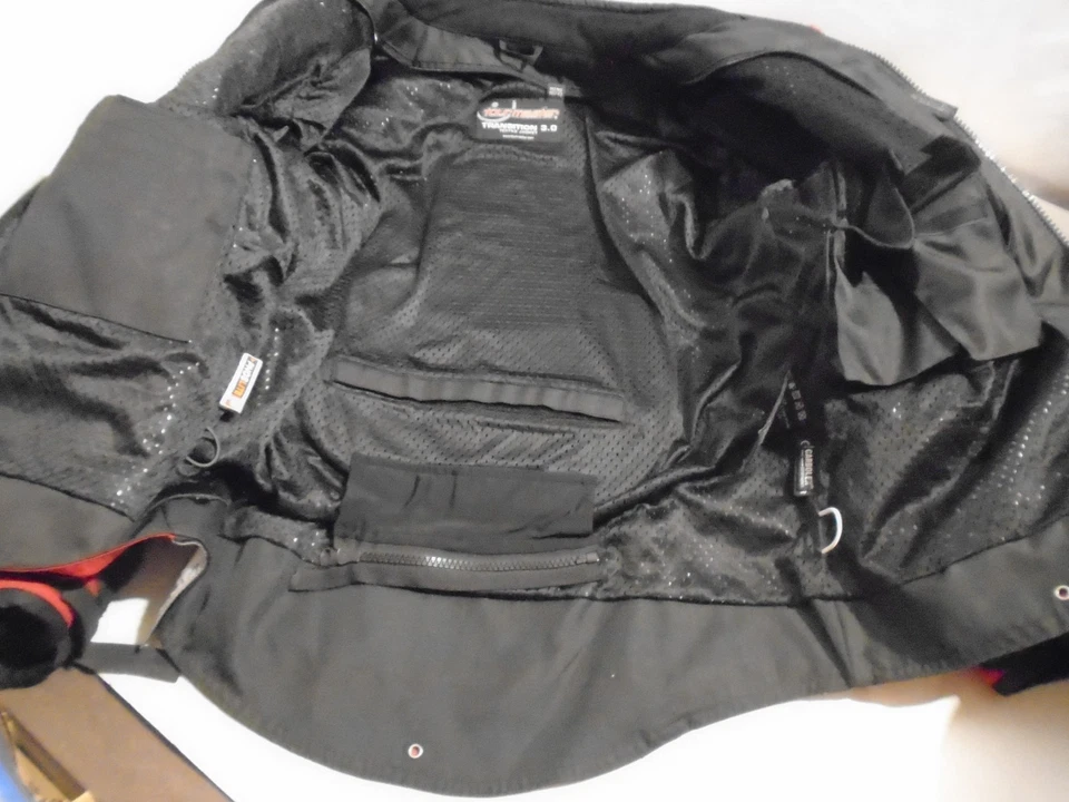 Jacket Motorcycle Tourmaster Transition Textile Mens Size M 42 zip out lining - Image 3 of 4