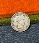(#102429) Barber Dime:  1912.  XF details     (see video!)