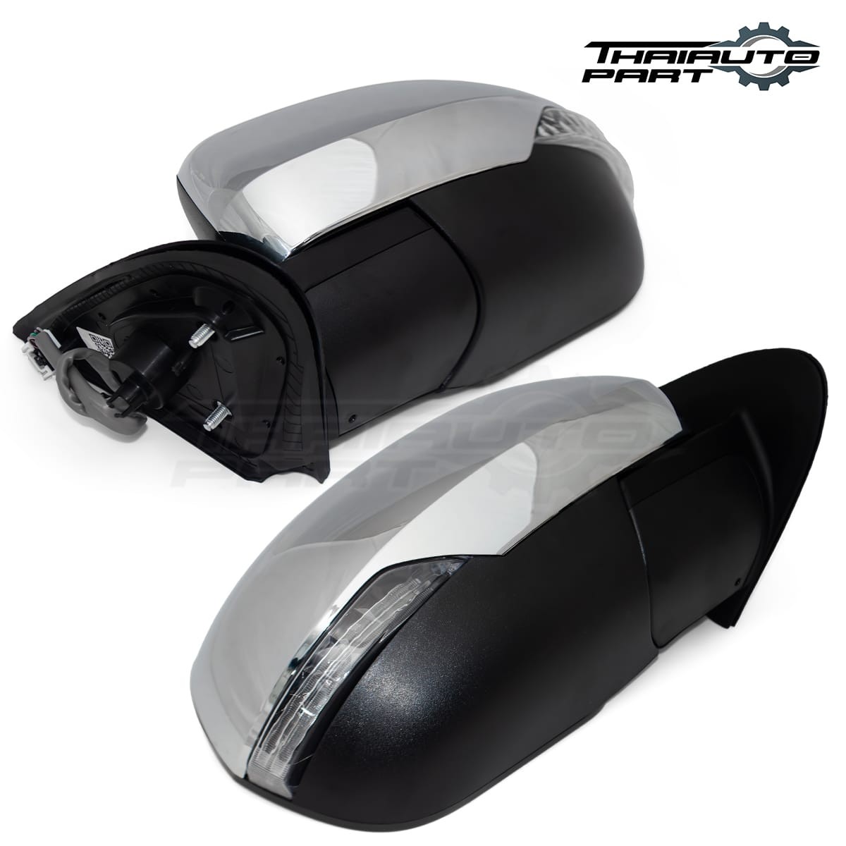 LR Side Mirror Chrome Electric 7Wires For Mitsubishi L200