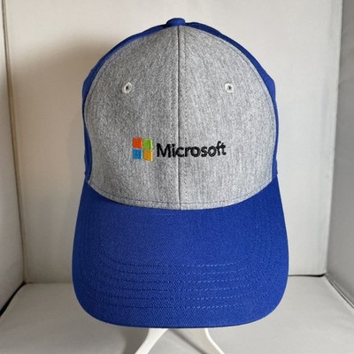 Microsoft Two Tone Strapback Sport Tek Cap Hat