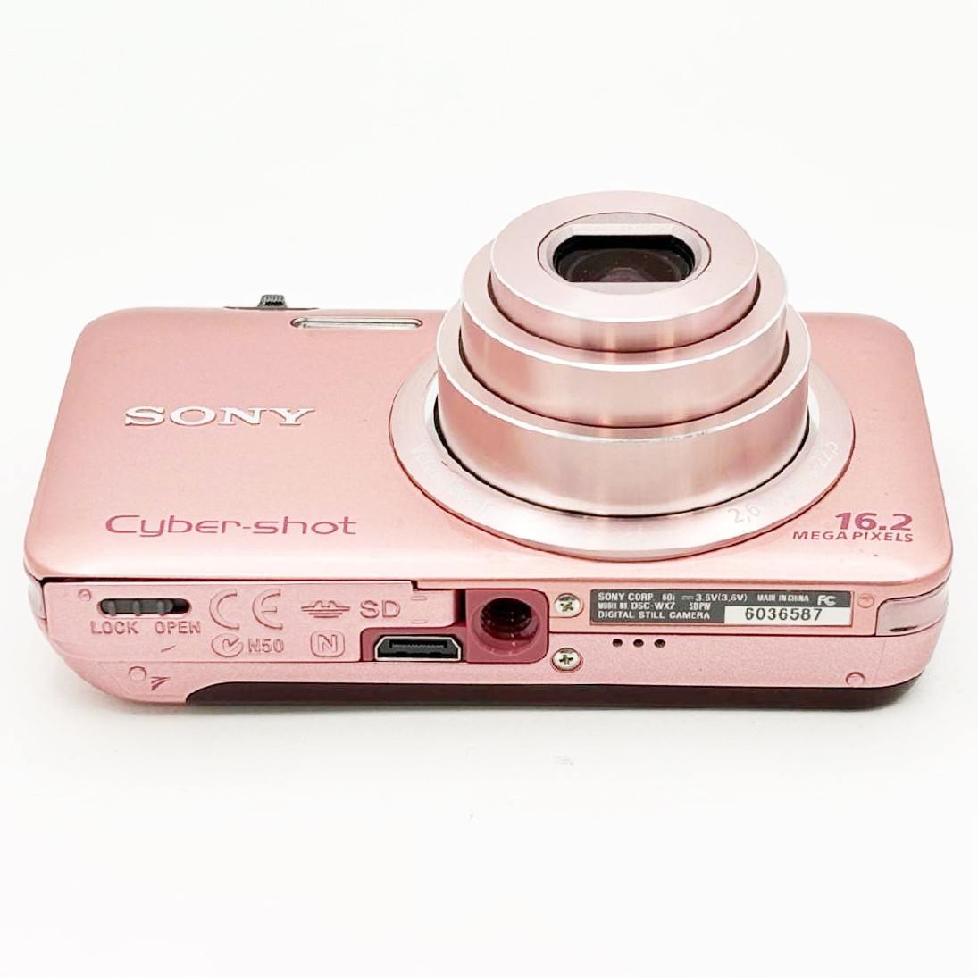 SONY Cyber-Shot DSC-WX7 Pink DigitalCamera 16.2MP 5x zoom Japanese