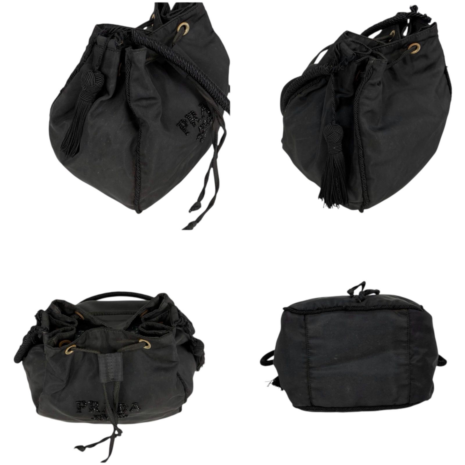 PRADA Tessuto Nylon Mini Drawstring Shoulder Bag … - image 5