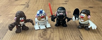 Star Wars Mr Potato Head LOT Chewbacca KYLO REN Rey And R2D2 Mini Figures