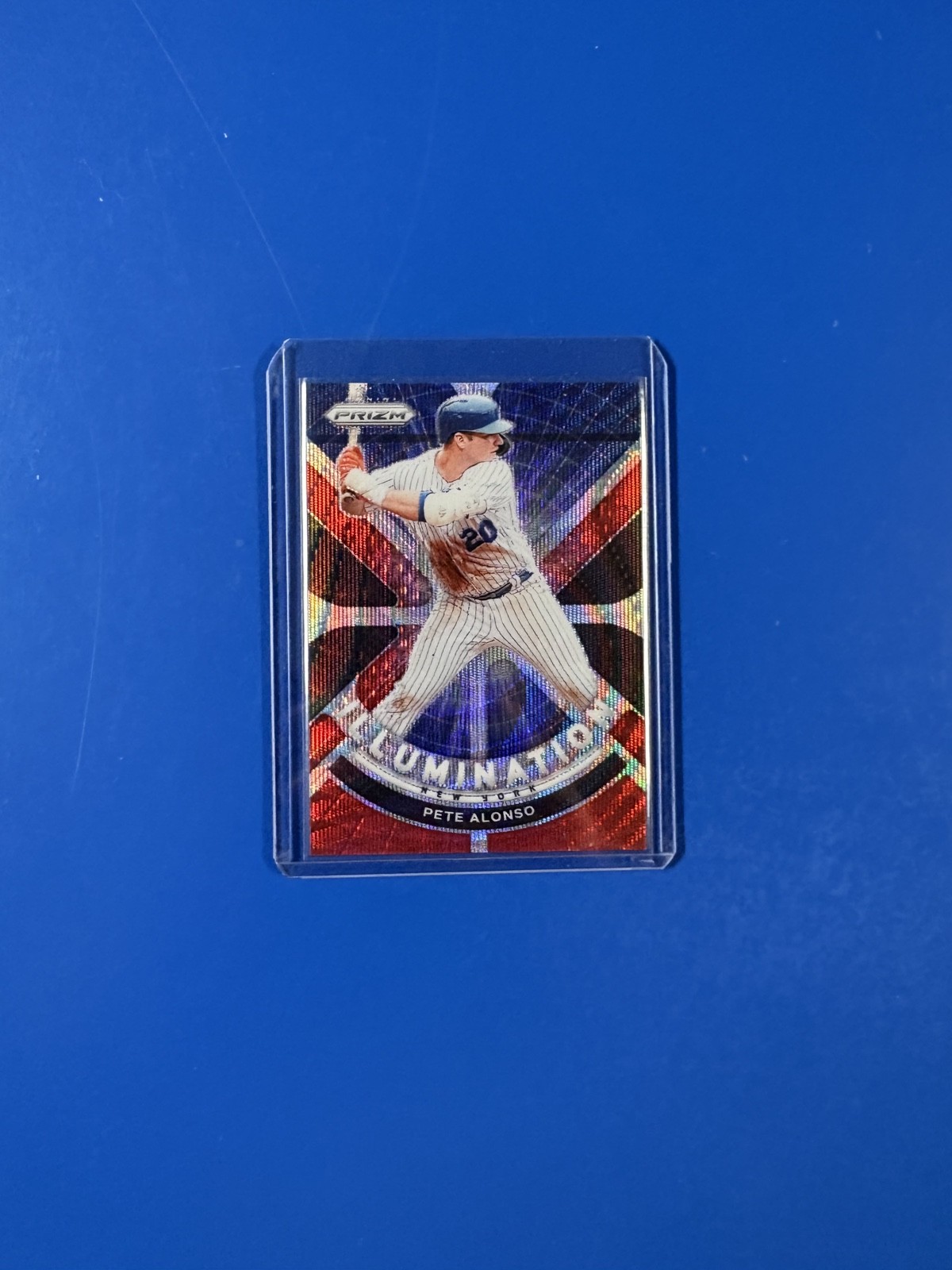 2021 Panini Prizm - Illumination Pete Alonso #IL-10 Red Wave Prizm /99